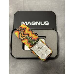 🔥Magnus WackyFiber SC121 - Arc MINIFRAG - 3-Click Stainless Steel Plates Rare💥